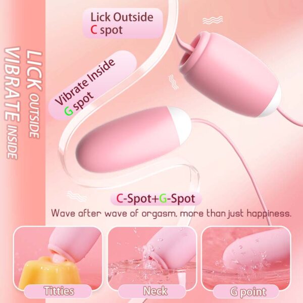 MagicBox B- Dual Headers Vibrator: Lick and vibrate - Image 3
