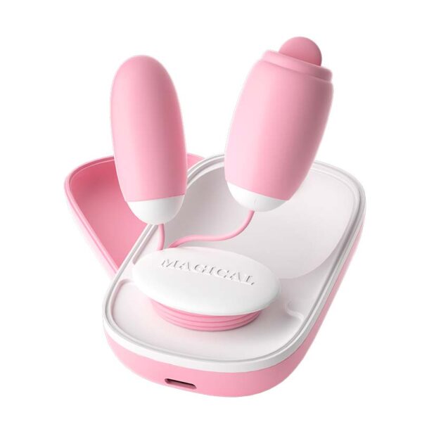 MagicBox B- Dual Headers Vibrator: Lick and vibrate