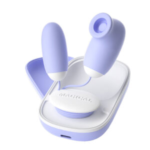 MagicBox C- Dual Headers Silicon Vibrator: Absorb and Vibrate